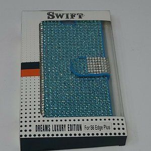 Swift Dreams Phone Case S6 Edge Plus Blue Bling